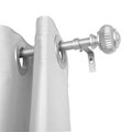 Escenografia 0.75 in. Curtain Rod for 48-86 in. Windows, Nickel ES2675365